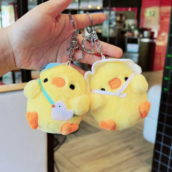 Cute Little Chicken Plush Bag Charm Doll