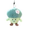 Cute Vegetable Cabbage Broccoli Corn Bamboo Shoots Small Pendant Plush Doll Bag Charm Keychain Doll