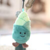 Cute Vegetable Cabbage Broccoli Corn Bamboo Shoots Small Pendant Plush Doll Bag Charm Keychain Doll