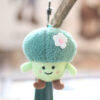 Cute Vegetable Cabbage Broccoli Corn Bamboo Shoots Small Pendant Plush Doll Bag Charm Keychain Doll